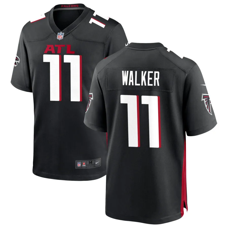 Men's Atlanta Falcons #11 Jalon Walker Nike Black Vapor F.U.S.E. Limited Jersey