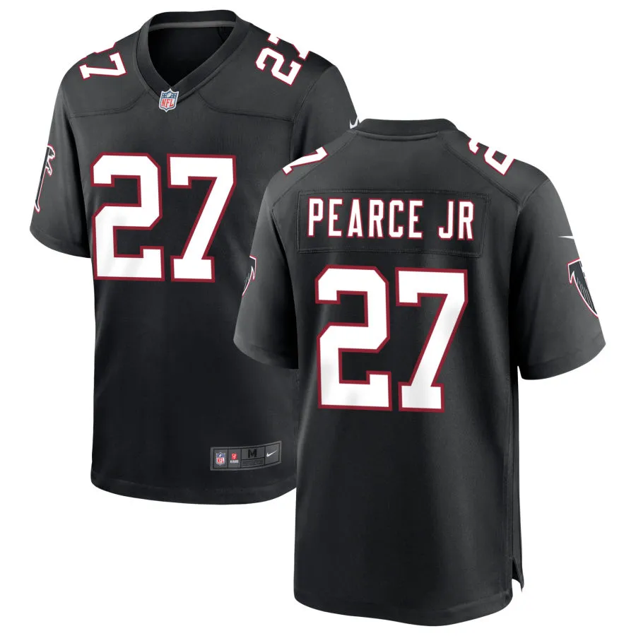Youth Atlanta Falcons #27 James Pearce Jr. Nike Black Throwback Limited Jersey
