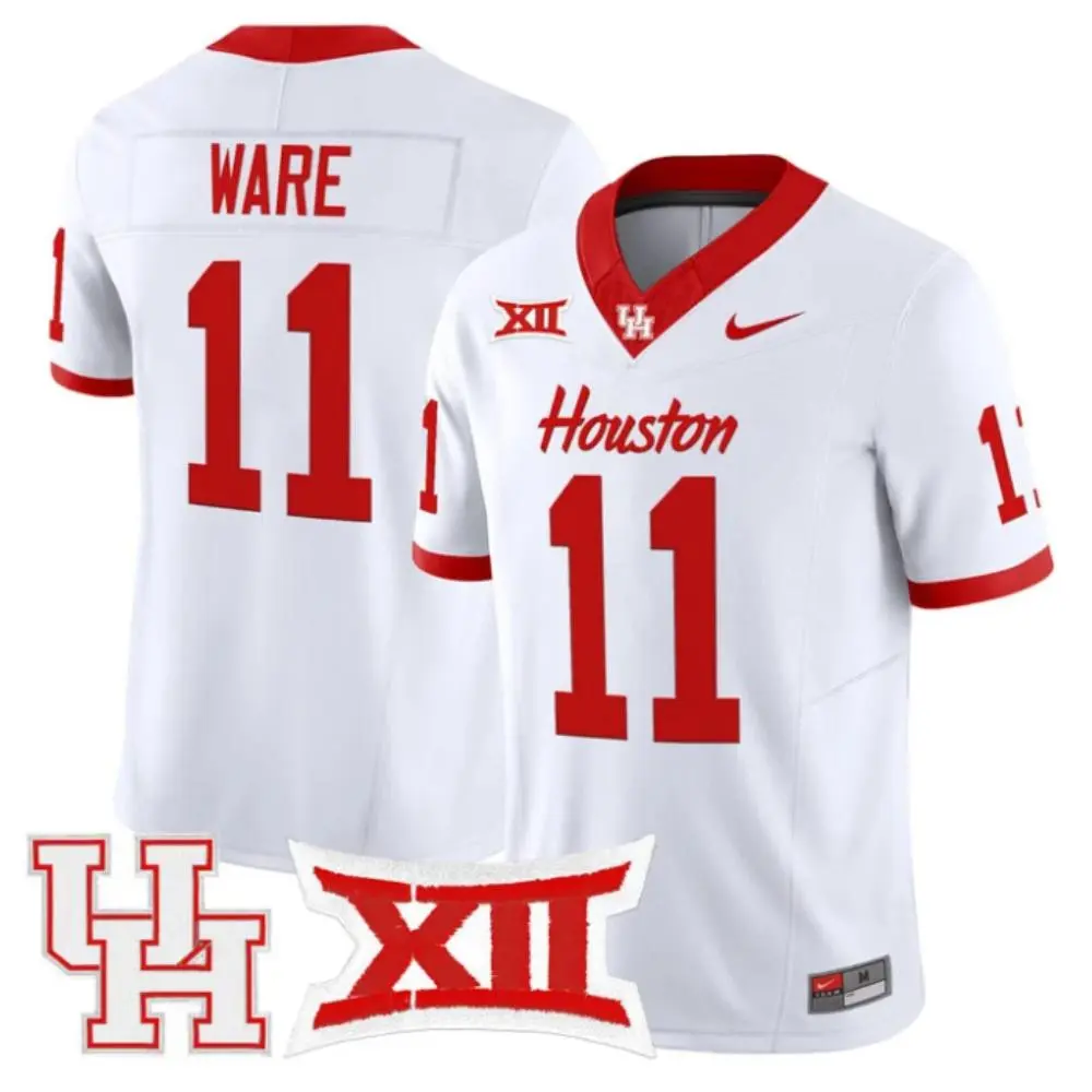 Houston Cougars #11 Andre Ware 2025 White Vapor F.U.S.E. Limited Jersey