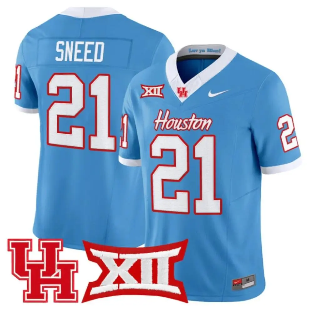 Houston Cougars #21 Stacy Sneed 2025 Blue Vapor F.U.S.E. Limited Jersey