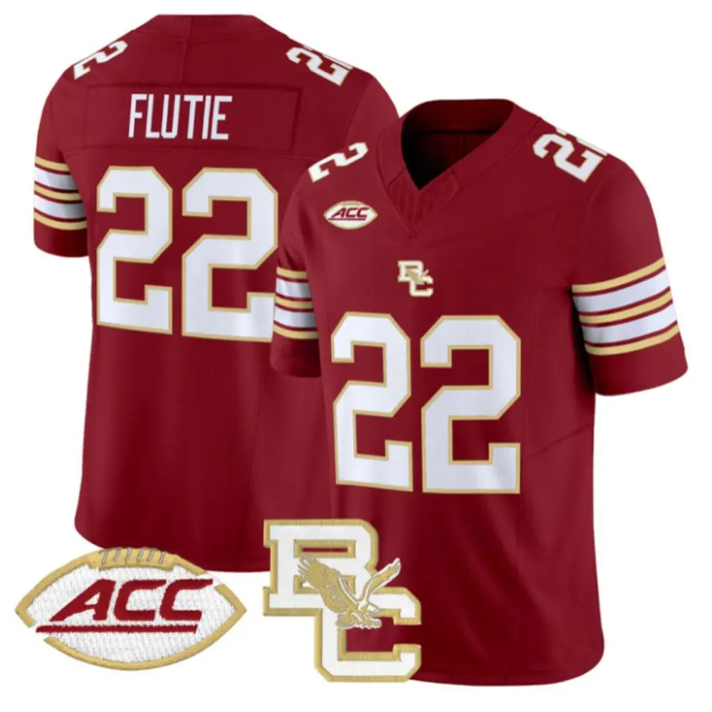 Boston College Eagles #22 Doug Flutie New Balance 2025 Maroon Football Game Jersey