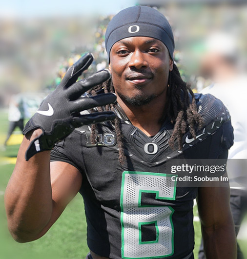 Oregon Ducks #6 Noah Whittington Black College Football Game Jersey