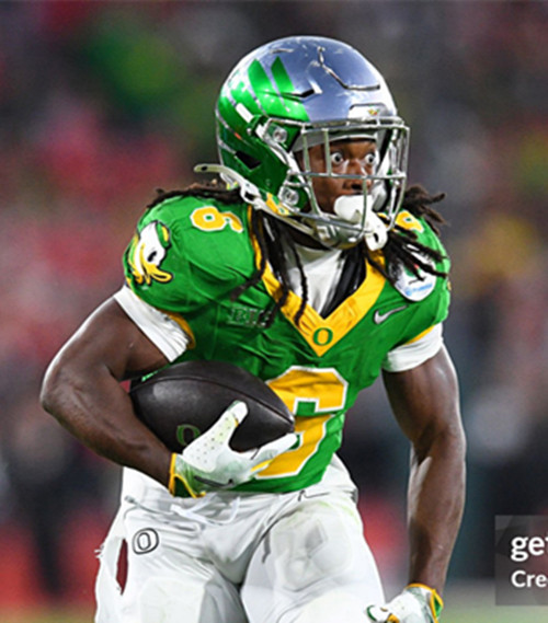 Oregon Ducks #6 Noah Whittington Green Retro College Football Game Jersey