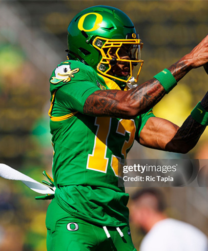Oregon Ducks #13 Jurrion Dickey Green Retro College Football Game Jersey