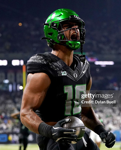 Oregon Ducks #18  Kenyon Sadiq Black College Football Game Jersey