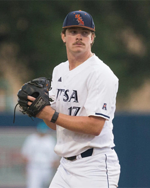 UTSA Roadrunners #17 Zach Royse White College Baseball Game Jersey