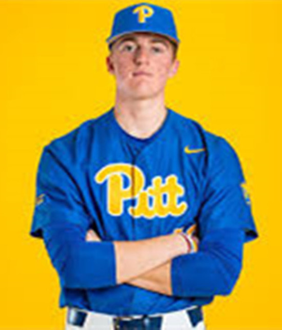 Pittsburgh Panthers #40 Ryan Reed Blue Pitt  College Baseball Game Jersey