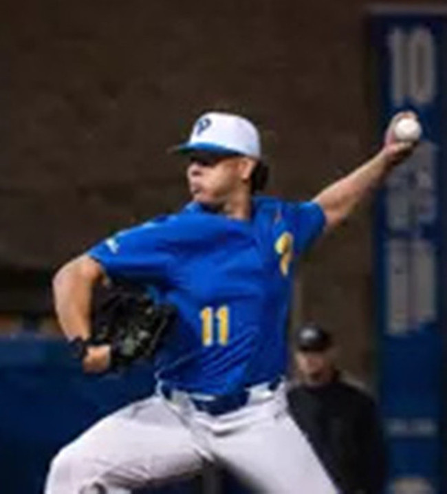 Pittsburgh Panthers #11 Pat Gardner Blue P  College Baseball Game Jersey