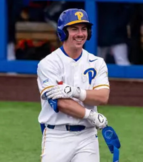 Pittsburgh Panthers #33 Luke Cantwell White P College Baseball Game Jersey