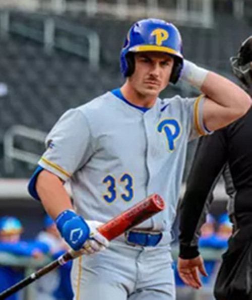 Pittsburgh Panthers #33 Luke Cantwell Gray P  College Baseball Game Jersey