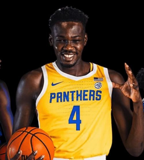 Pittsburgh Panthers #4 Papa Amadou Kante Yellow Panthers College Basketball Game Jersey