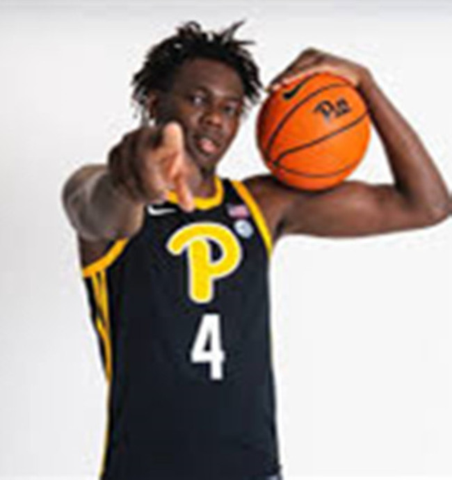 Pittsburgh Panthers #4 Papa Amadou Kante Black College Basketball Game Jersey