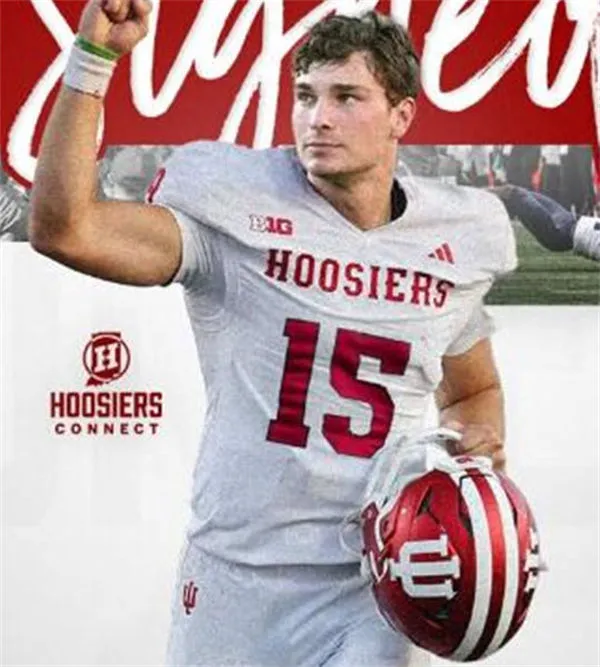 Indiana Hoosiers #15 Fernando Mendoza White Hoosiers College Football Jersey