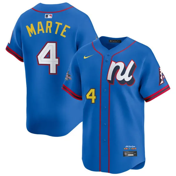 Arizona Diamondbacks #4 Ketel Marte 2025 All-Star National League Limited Player Jersey Blue