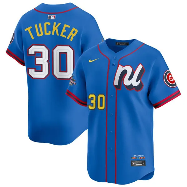 Chicago Cubs #30 Kyle Tucker 2025 All-Star National League Limited Player Jersey Blue