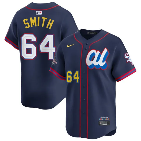Chicago White Sox #64 Shane Smith 2025 All-Star American League Limited Player Jersey Navy
