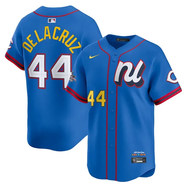 Cincinnati Reds #44 Elly De La Cruz National League Nike 2025 All-Star Edition Limited Player Jersey Blue