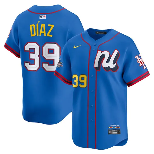 New York Mets #39 Edwin Diaz National League Nike 2025 All-Star Edition Limited Player Jersey Blue
