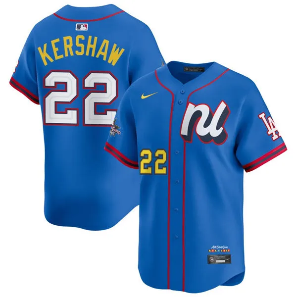 Los Angeles Dodgers #22 Clayton Kershaw 2025 All-Star National League Limited Player Jersey Blue