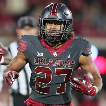 Oklahoma Sooners #27 Gavin Sawchuk Anthracite College Football Game Jersey