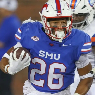 SMU Mustangs #26 Zane Minors Nike 2025 Royal SMU Football Game Jersey