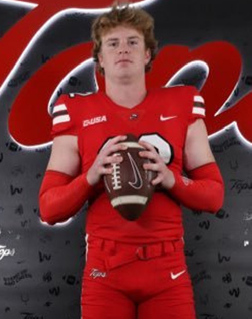 Western Kentucky Hilltoppers #10 Caleb McMickle Red College Football Game Jersey