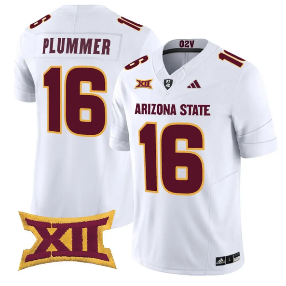 Arizona State Sun Devils #16 Jake Plummer 2025 XII White Football Game Jersey