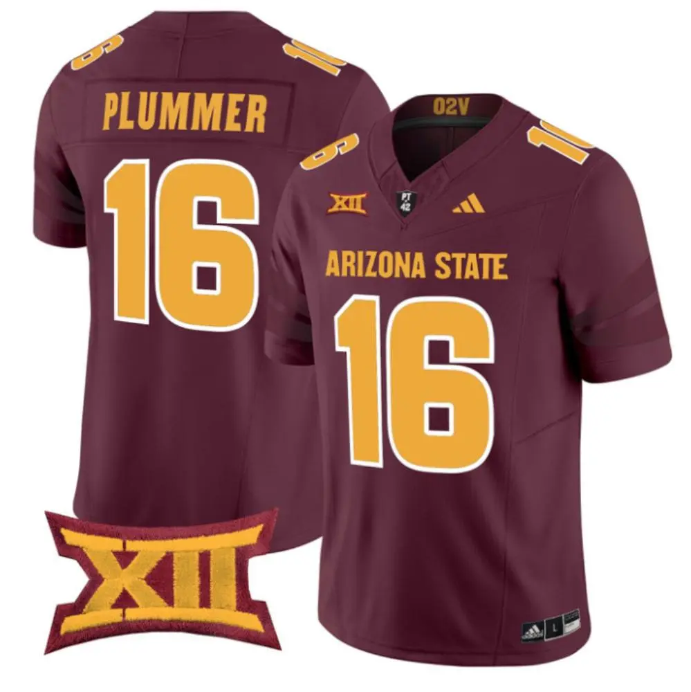 Arizona State Sun Devils #16 Jake Plummer 2025 XII Maroon Football Game Jersey