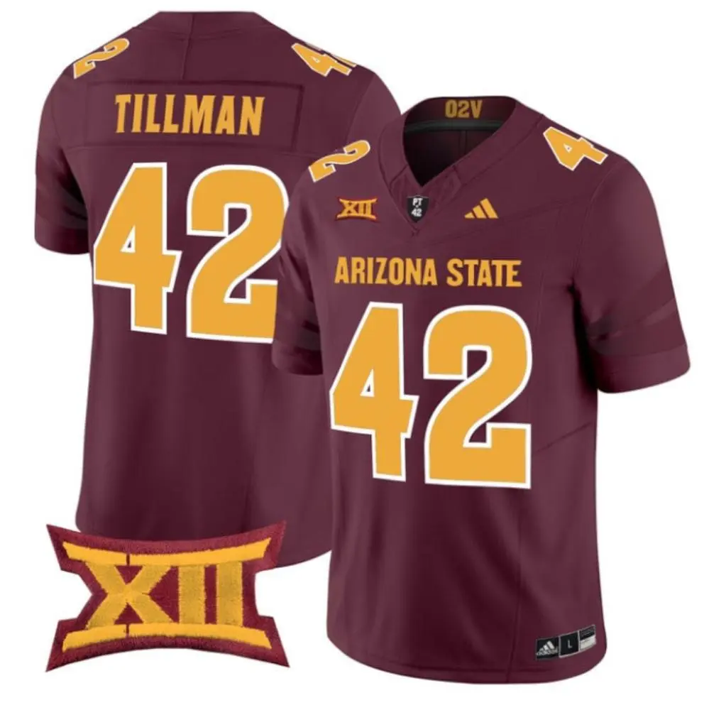 Arizona State Sun Devils #42 Pat Tillman  2025 XII Maroon Football Game Jersey