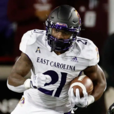 East Carolina Pirates #21 Marlon Gunn Jr. 2025 White Football Game Jersey