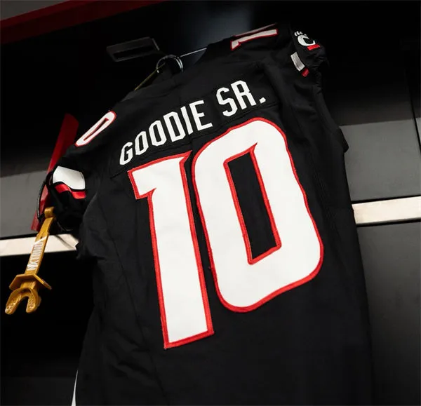 Cincinnati Bearcats #10 Caleb Goodie SR. 2025 CLASSIC Black Vapor F.U.S.E.Limited Football Jersey