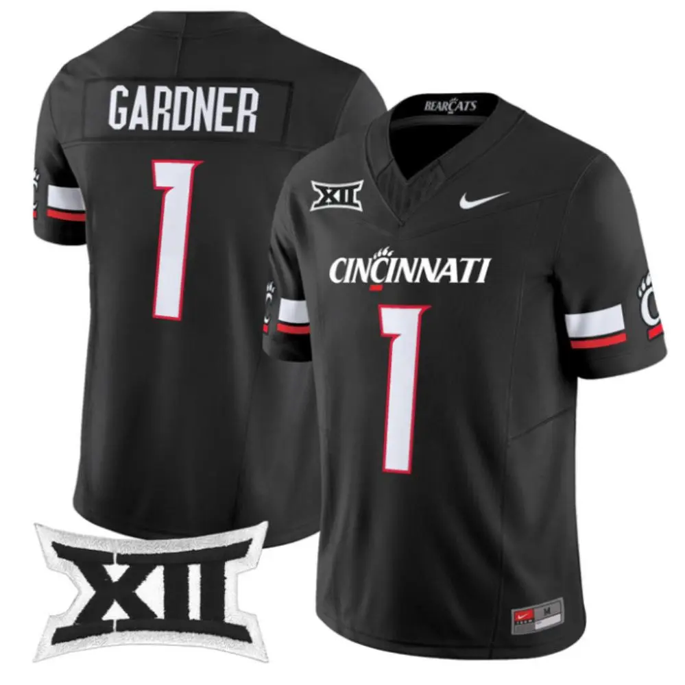 Cincinnati Bearcats #1 Sauce Gardner 2025 CLASSIC Black Vapor F.U.S.E.Limited Football Jersey