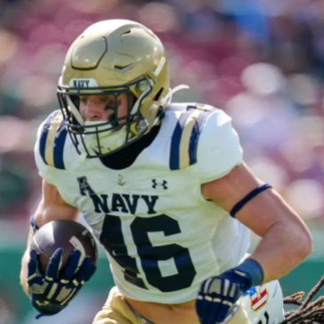 Navy Midshipmen #46 Alex Tecza White Unveils Retro College Football Jersey