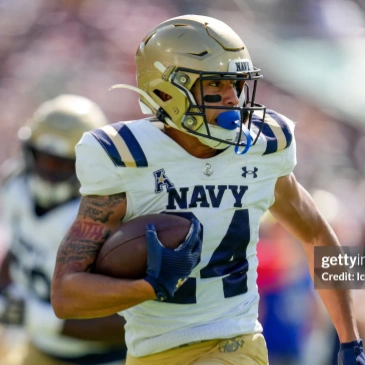 Navy Midshipmen #24 Brandon Chatman White Unveils Retro College Football Jersey