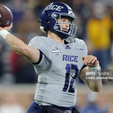 Rice Owls #12 AJ Padgett College Football Classic Jersey -2018 Grey