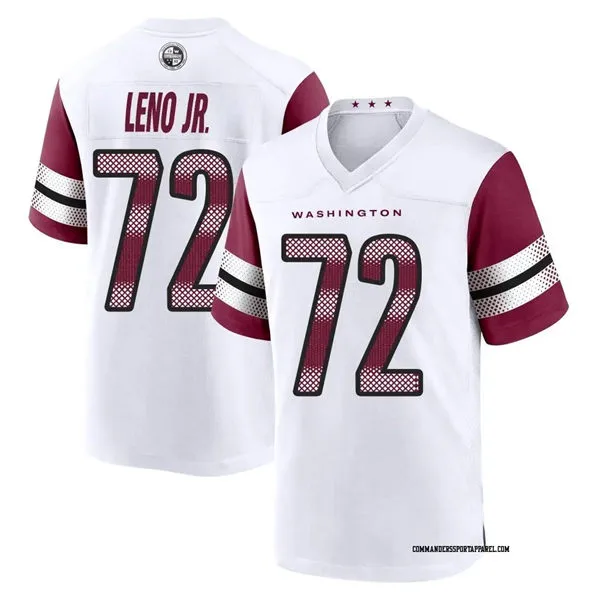Mens Washington Commanders #72 Josh Conerly Jr. Nike White Away Vapor Limited Jersey