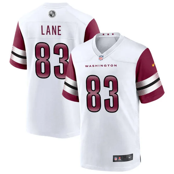 Mens Washington Commanders #83 Jaylin Lane Nike White Away Vapor Limited Jersey