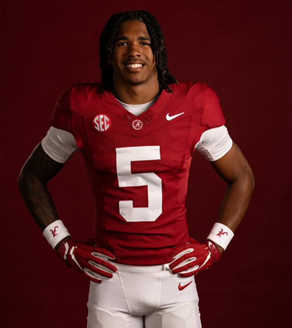 Alabama Crimson Tide #5 Dijon Lee Jr. Maroon College Football Game Jersey