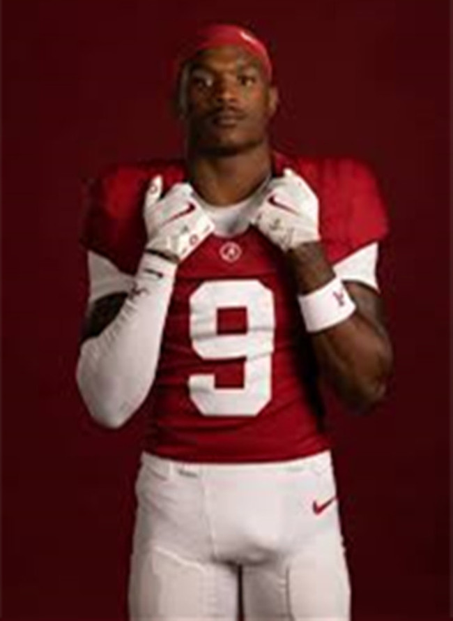 Alabama Crimson Tide #9 Cameron Calhoun Maroon Football Game Jersey