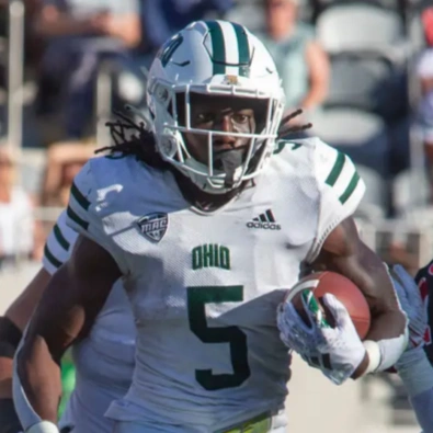 Ohio Bobcats #5 Sieh Bangura 2024 White College Football Game Jersey