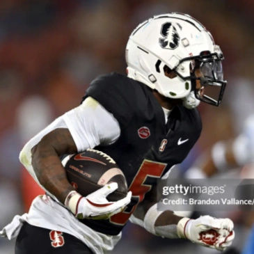 Stanford Cardinal #5 Chris Davis Jr. 2025 Black College Football Game Jersey