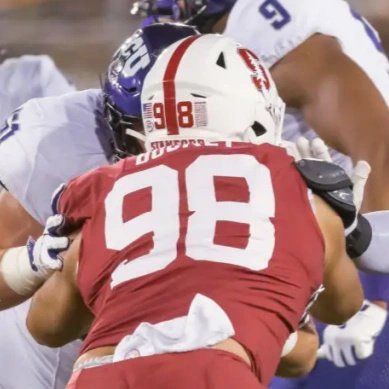 Stanford Cardinal #98 Zach Buckey 2025 Cardinal College Football Game Jersey