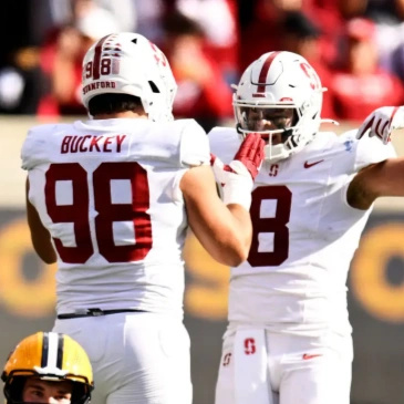 Stanford Cardinal #98 Zach Buckey 2025 White College Football Game Jersey