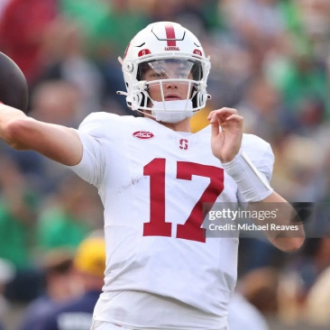 Stanford Cardinal #17 Charlie Mirer 2025 White College Football Game Jersey