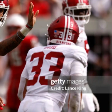 Stanford Cardinal #33 Cole Tabb 2025 White College Football Game Jersey