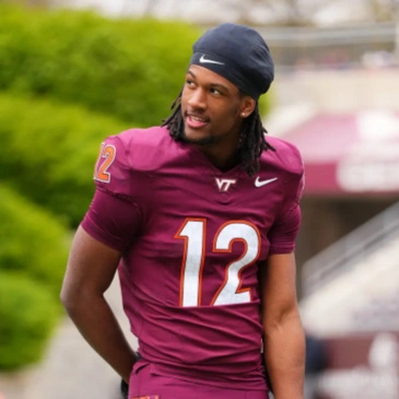 Virginia Tech Hokies #12 Kelden Ryan Nike Maroon College Game Football Jersey