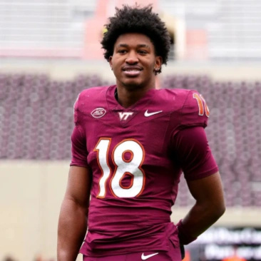 Virginia Tech Hokies #18 A.J. Brand Nike Maroon College Game Football Jersey