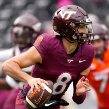 Virginia Tech Hokies #8 Davi Belfort Nike Maroon College Game Football Jersey