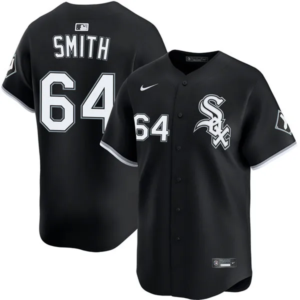 Youth Chicago White Sox #64 Shane Smith Nike Black Alternate  Limited Jersey