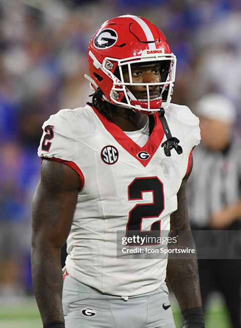 Georgia Bulldogs #2 Josh McCray White Football Game Jersey
